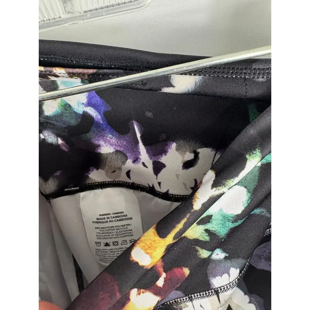 Nike Dri Fit Floral Printed Leggings Size Small